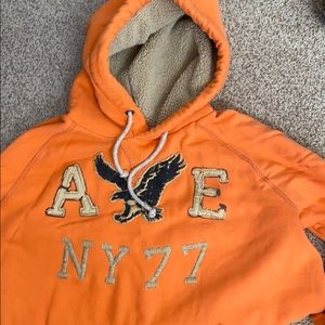 American Eagle Orange Cream Hoodie